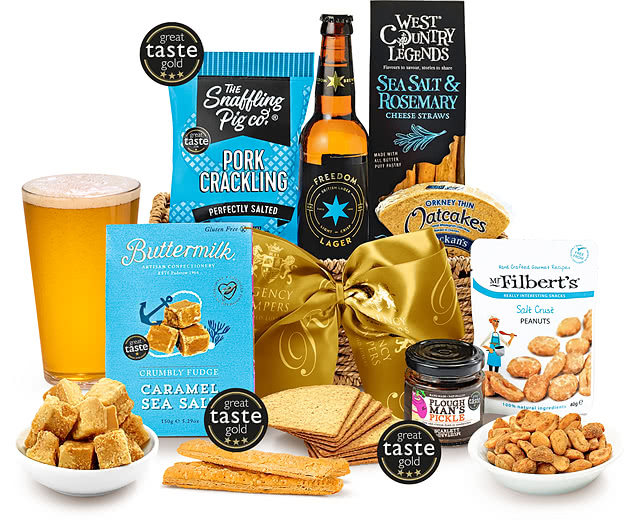 Gifts For Teacher's Man Gift Hamper With Beer